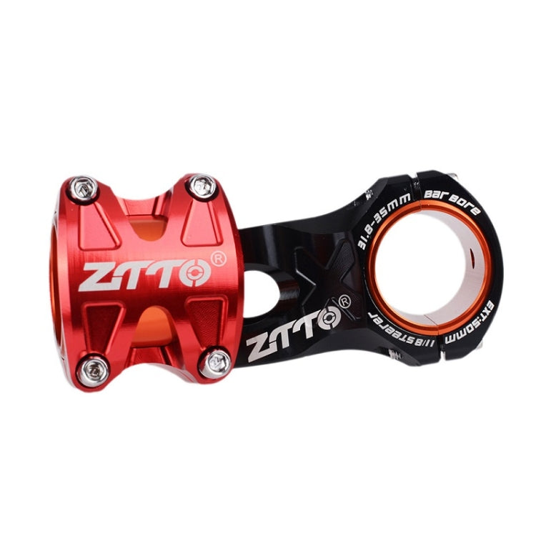 ZTTO Bicycle Handlebar Hollow 0 Degree Short Riser(Red) - Others by ZTTO | Online Shopping UK | buy2fix