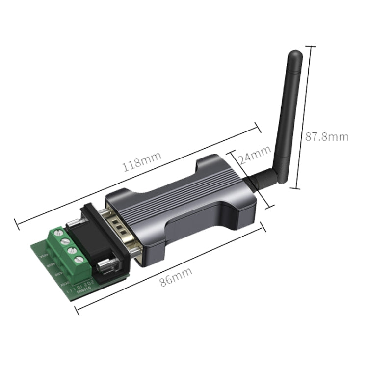 DTECH IOT5060A RS485 To LORA Serial Port Wireless Transmission Module - RS485 / RS232 Series by DTECH | Online Shopping UK | buy2fix