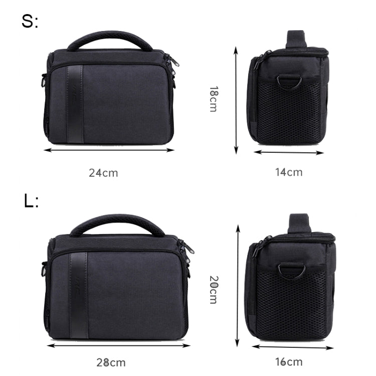 JRC MR70 SLR Single-shoulder Messenger Bag, Size: S(Black) - Strap Satchel by JRC | Online Shopping UK | buy2fix