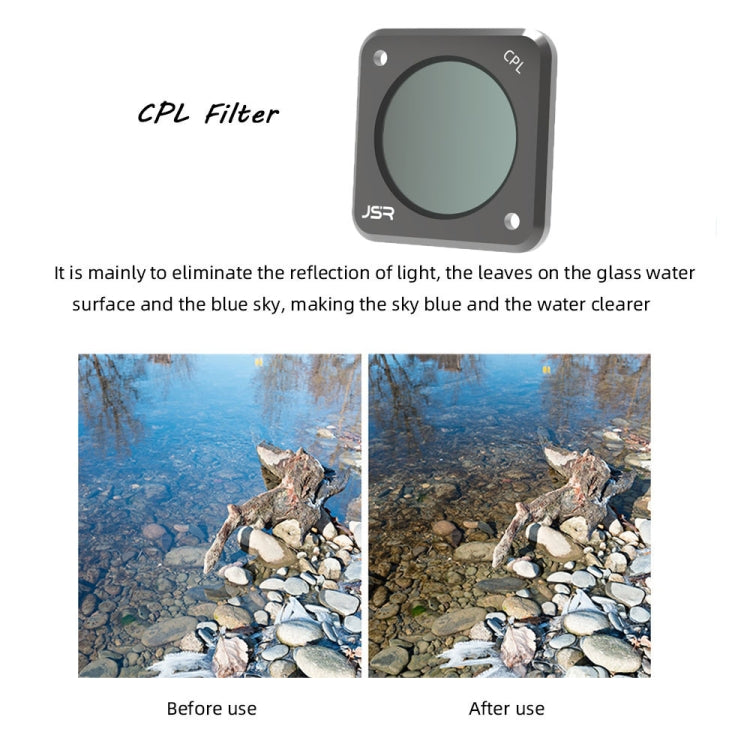 JUNESTAR Action Camera Filters For DJI Action 2,Style: CS-6IN1 - Lens Filter by JUNESTAR | Online Shopping UK | buy2fix