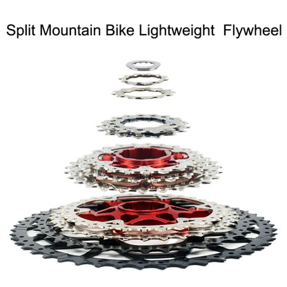 VG Sports Split Mountain Bike Lightweight Cassette Flywheel, Style: 11 Speed 46T (Silver) - Outdoor & Sports by VG Sports | Online Shopping UK | buy2fix