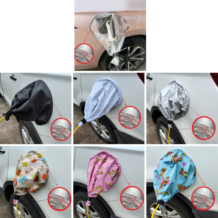 New Energy Vehicle Charging Port Waterproof Protective Cover, Color: Silver - In Car by buy2fix | Online Shopping UK | buy2fix