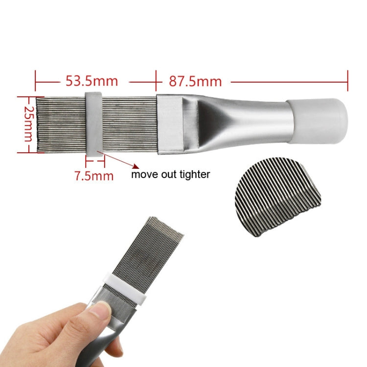 Air Conditioner Fin Cleaning Tool Coil Comb Folding Brush - Home & Garden by buy2fix | Online Shopping UK | buy2fix