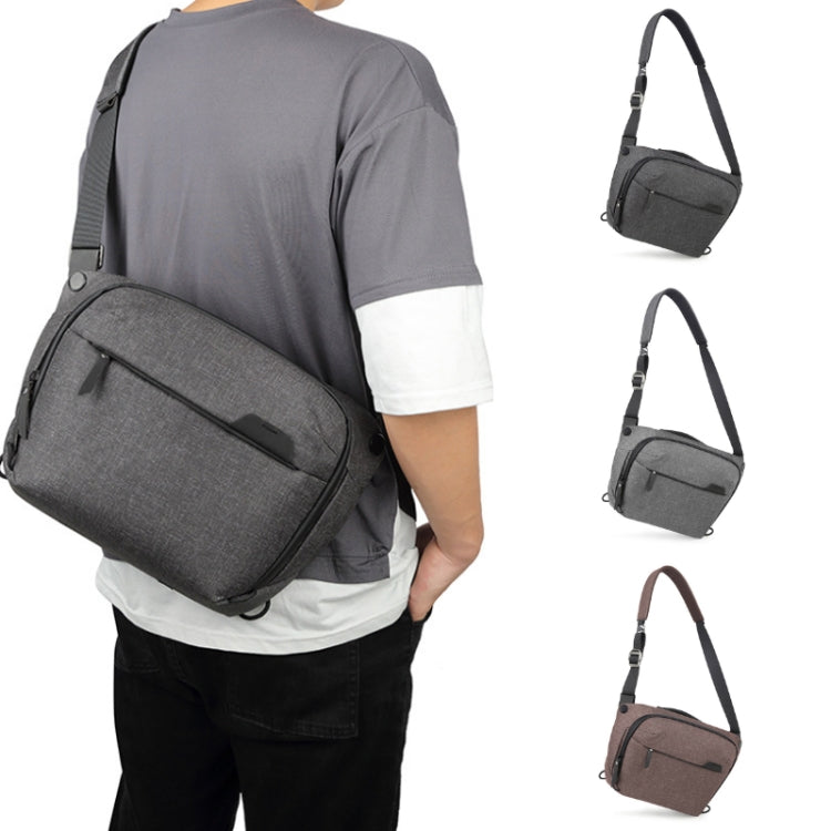 Portable Waterproof Photography SLR Camera Messenger Bag, Color: 3L Light Gray - Camera Accessories by buy2fix | Online Shopping UK | buy2fix