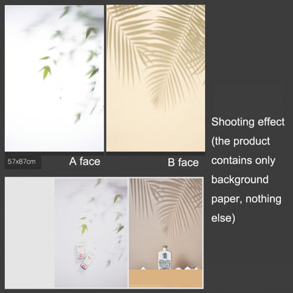 3D Double-Sided Matte Photography Background Paper(Leaf Effect) - Camera Accessories by buy2fix | Online Shopping UK | buy2fix