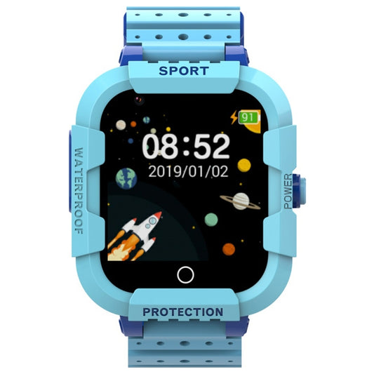 DF75 1.4 Inch 4G GPS Positioning Children Waterproof Smart Calling Watch With SOS Function(Blue) - Smart Wear by buy2fix | Online Shopping UK | buy2fix