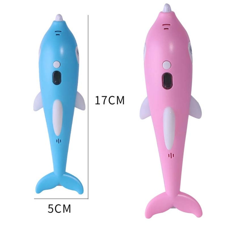 Children 3D Printing Pen Low Temperature Intelligent Screen Display Voice Drawing Pen, Style:, Color: 3 Colors (Blue) - Consumer Electronics by buy2fix | Online Shopping UK | buy2fix