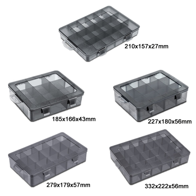 Multi-Compartment Sorted Electronic Parts Organiser, Specifications: 12 Grid - Storage Bags & Boxes by buy2fix | Online Shopping UK | buy2fix