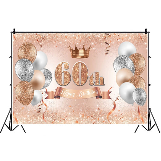 MDN12122 1.5m x 1m Rose Golden Balloon Birthday Party Background Cloth Photography Photo Pictorial Cloth - Camera Accessories by buy2fix | Online Shopping UK | buy2fix