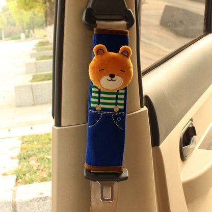 H002 Children Car Seat Belt Cartoon Cover(Bear) - In Car by buy2fix | Online Shopping UK | buy2fix