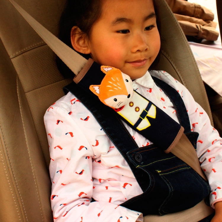 H002 Children Car Seat Belt Cartoon Cover(Fox) - In Car by buy2fix | Online Shopping UK | buy2fix