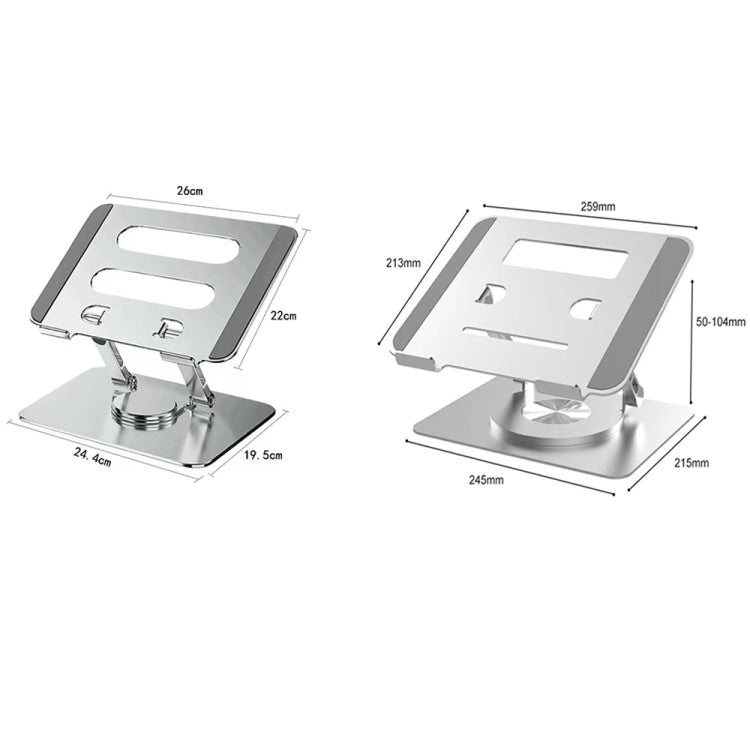 Multifunctional Desktop Foldable Rotating Laptop Cooling Bracket, Spec: SP-88 (Gray) - Computer & Networking by buy2fix | Online Shopping UK | buy2fix