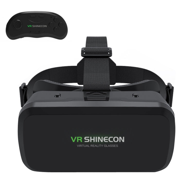 VR SHINECON G06A+B01 Handle Mobile Phone VR Glasses 3D Virtual Reality Head Wearing Gaming Digital Glasses - Consumer Electronics by VR SHINECON | Online Shopping UK | buy2fix