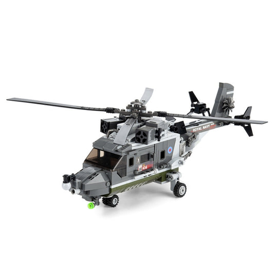 2237 CAYI Helicopter Model Building Blocks Small Particle Puzzle Building Blocks Toys - Building Blocks by CAYI | Online Shopping UK | buy2fix