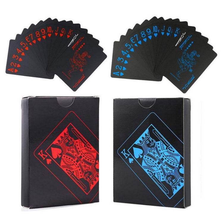 2pairs 54pcs Waterproof Plastic Poker Table Games Cards PVC Magic Playing Cards(Red) - Gambling by buy2fix | Online Shopping UK | buy2fix
