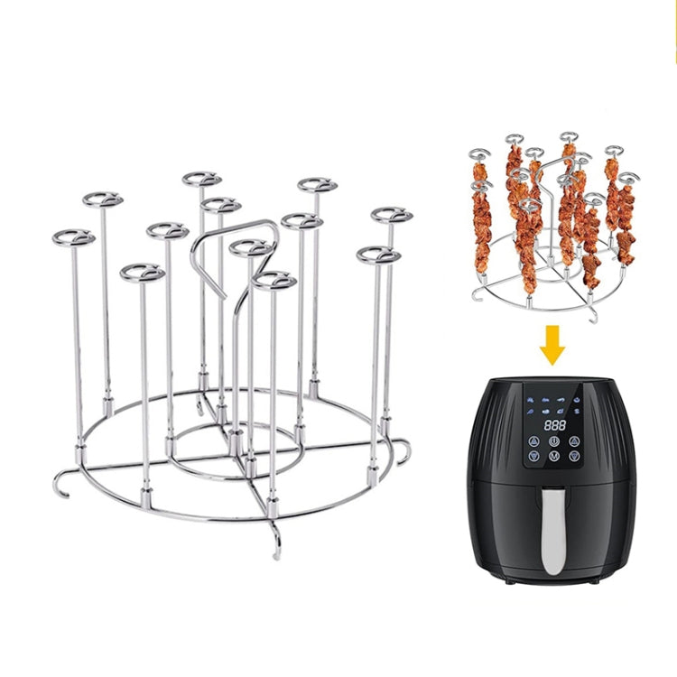 8QT Skewer Stand Grill Dehydrator Rack Air Fryer Accessories - Kitchen Machine Accessories by buy2fix | Online Shopping UK | buy2fix