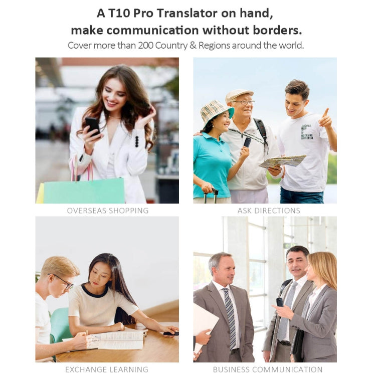 T10Pro Wifi Artificial Intelligence Photo / Recording Translating Machine Supports 138 Languages(White) - Consumer Electronics by buy2fix | Online Shopping UK | buy2fix