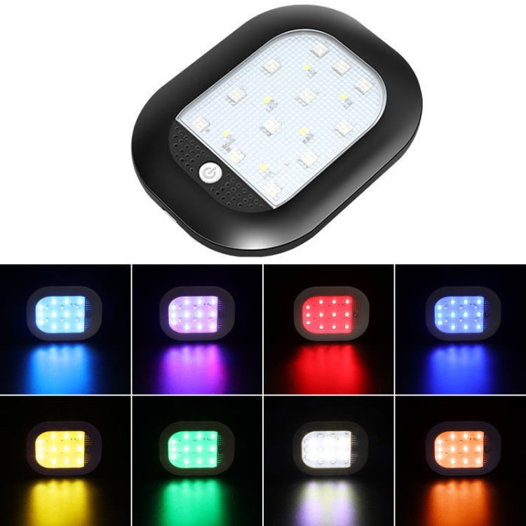 Car Colorful Strong Magnetic LED Lighting Reading Lights(Black) - In Car by buy2fix | Online Shopping UK | buy2fix