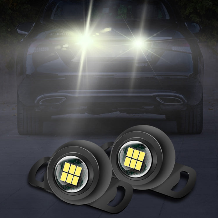 Car LED Ultra -Bright Electric Eye Reversing Light External Bulb Modified Universal Auxiliary Light, Style: Long Bright Black Shell - In Car by buy2fix | Online Shopping UK | buy2fix