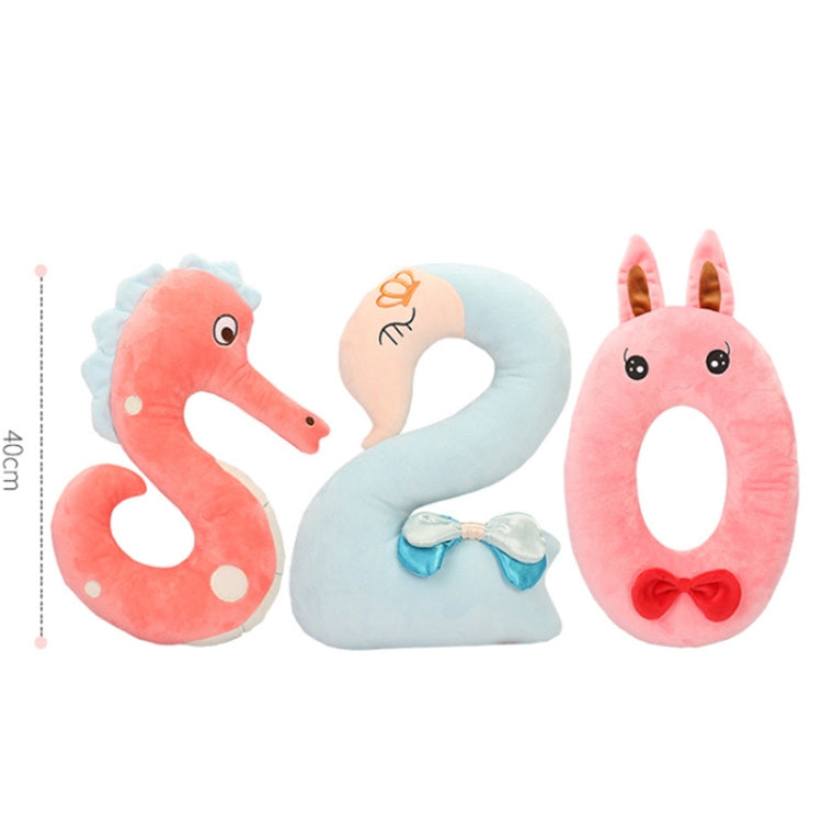 40cm Number Plush Doll Toys Soft Pillow For Kids Children(Number 7) - Soft Toys by buy2fix | Online Shopping UK | buy2fix