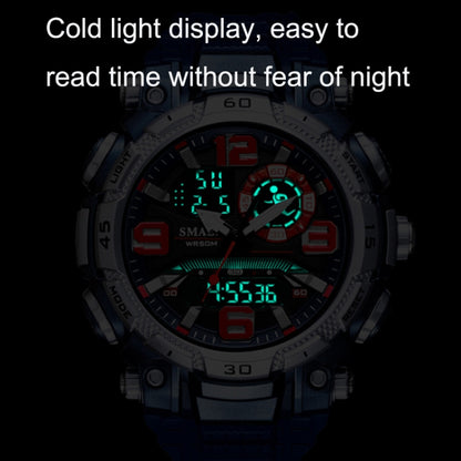 SMAEL 1921 Outdoor Sports Waterproof Men Luminous Time Watch Electronic Watch(Black Blue) - LED Digital Watches by SMAEL | Online Shopping UK | buy2fix