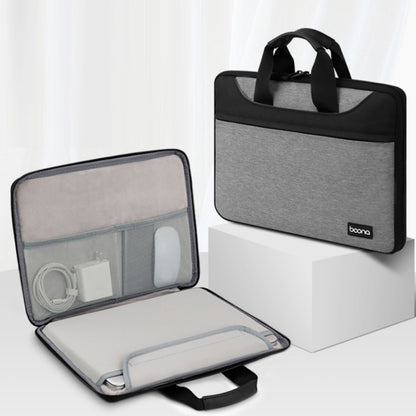 Baona BN-I003 Oxford Cloth Full Open Portable Waterproof Laptop Bag, Size: 13/13.3 inches(Black) -  by Baona | Online Shopping UK | buy2fix