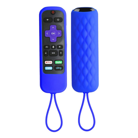 For TCL Roku 3600R/3900/Voice RCAL7R 2pcs Remote Control Silicone Case(Sea Blue) - Consumer Electronics by buy2fix | Online Shopping UK | buy2fix