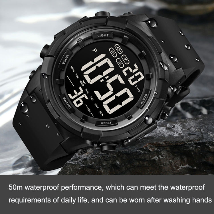 SKMEI 1845 Outdoor Waterproof Large Dial Multifunctional Sports Men Watch(Dark Blue) - Sport Watches by SKMEI | Online Shopping UK | buy2fix