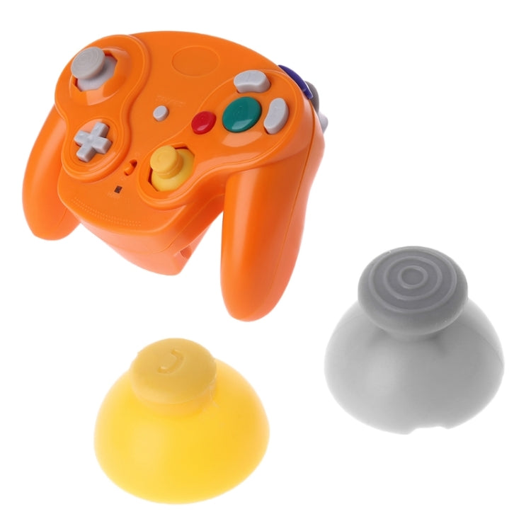 For Nintendo Gamecube NGC Controller 10pcs Joystick Cap Replacement Parts(Yellow) - Repair & Spare Parts by buy2fix | Online Shopping UK | buy2fix