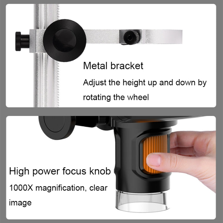 1000X 9-Inch HD Circuit PCD Board Inspection And Maintenance Digital Microscope(MS3-A) - Digital Microscope by buy2fix | Online Shopping UK | buy2fix