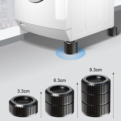 4pcs Three-layer JDY-H Washing Machine Shock-absorbing Floor Mat Furniture Non-slip Heightening Bracket - Washing Machines & Parts by buy2fix | Online Shopping UK | buy2fix
