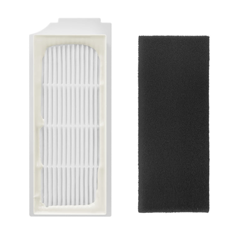 2pcs White Filter For Ecovacs X1 Onmi / X1 Turbo Vacuum Cleaner Accessories - Consumer Electronics by buy2fix | Online Shopping UK | buy2fix