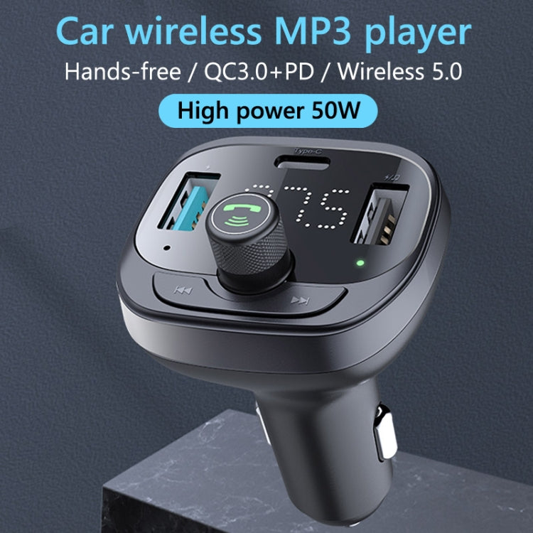 S-21 Car Bluetooth Player Receiver 50W Mobile Phone High Power Charger -  by buy2fix | Online Shopping UK | buy2fix