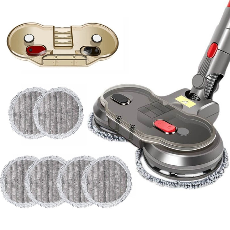 For Dyson V15 Vacuum Cleaner Electric Wet Dry Mopping Head With Water Tank & 6pcs Rag -  by buy2fix | Online Shopping UK | buy2fix