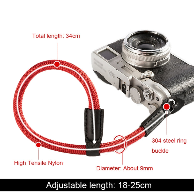 Climbing Rope Camera Wrist Strap SLR Camera Wear-resistant Bracelet(Light Brown) - Camera Strap by buy2fix | Online Shopping UK | buy2fix