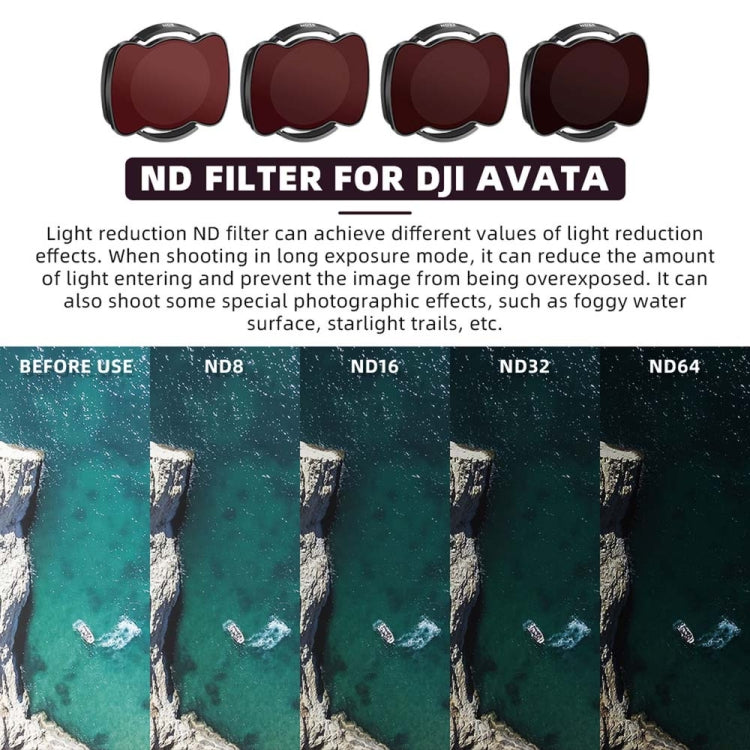 For DJI Avata RCSTQ Magnetic Filter Drone Accessories UV -  by RCSTQ | Online Shopping UK | buy2fix