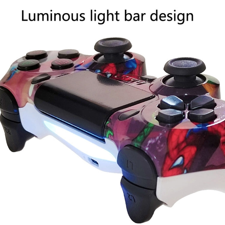 For PS4 Wireless Bluetooth Game Controller With Light Strip Dual Vibration Game Handle(Cartoon) - Gamepads by buy2fix | Online Shopping UK | buy2fix