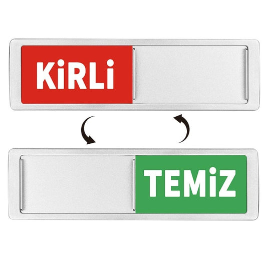 Dishwasher Magnet Clean Dirty Sign Double-Sided Refrigerator Magnet(Turkish) - Dish Washers & Accessories by buy2fix | Online Shopping UK | buy2fix