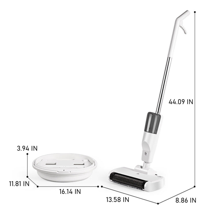 XM001 Smart Wireless Electric Vacuum Cleaner Sweeping and Mopping Integrated Floor Washer, Spec: 3800pa Gray - Handheld Cleaner & Mops by buy2fix | Online Shopping UK | buy2fix