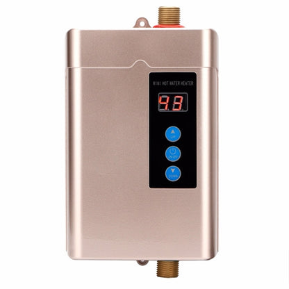 AU Plug 4000W Electric Water Heater With Remote Control Adjustable Temperate(Gold) - Water Heaters & Parts by buy2fix | Online Shopping UK | buy2fix
