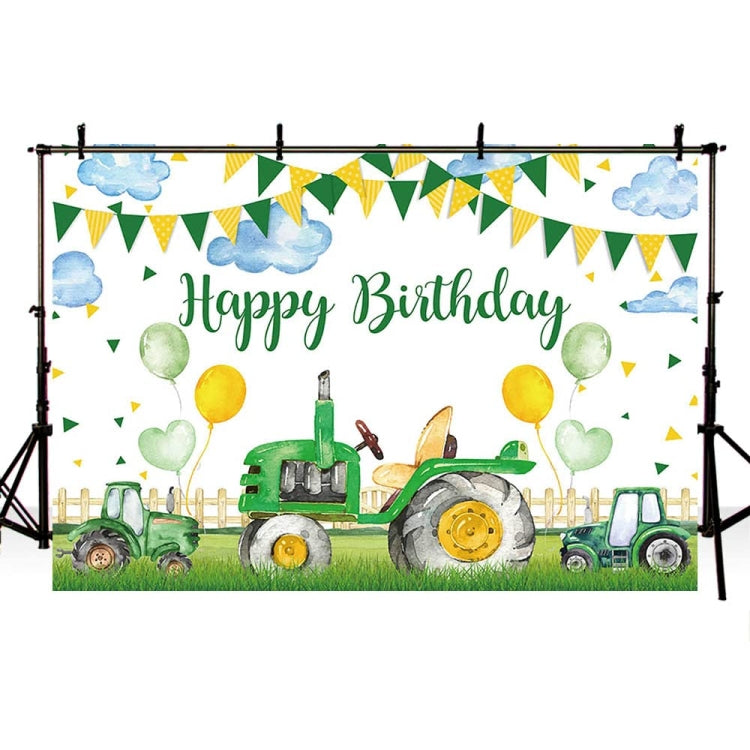 180x240cm  Farm Tractor Photography Backdrop Cloth Birthday Party Decoration Supplies -  by buy2fix | Online Shopping UK | buy2fix