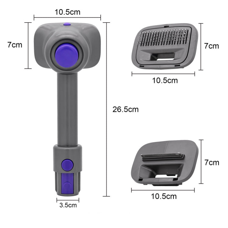 For Dyson V6 V7 V8 V10 V11 Vacuum Cleaner Pet Hair Suction Head, Spec: Luxury - Dyson Accessories by buy2fix | Online Shopping UK | buy2fix