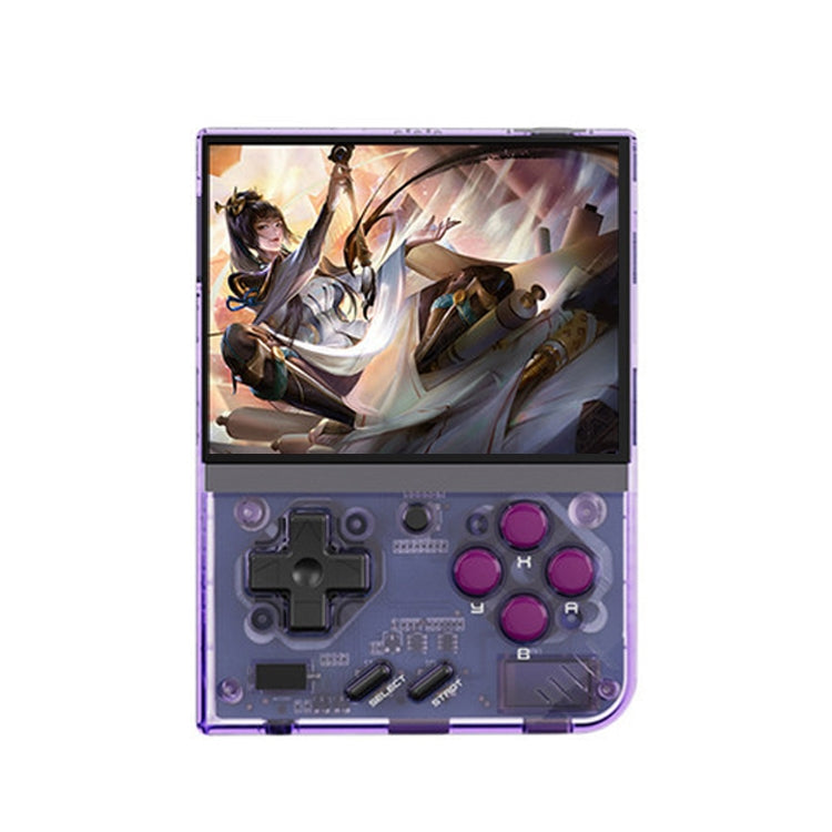 Miyoo Mini Plus 3.5 Inch IPS Screen Retro Handheld Game Console NO Card 0 Games(Transparent Purple) - Pocket Console by buy2fix | Online Shopping UK | buy2fix