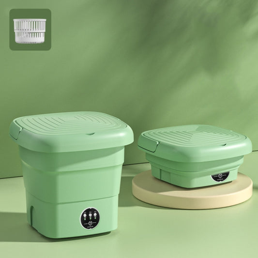 4.5L Mini Portable Folding Household Washing Machine Underwear Washer, Color: Fruit Green(EU Plug) - Washing Machines & Accessories by buy2fix | Online Shopping UK | buy2fix