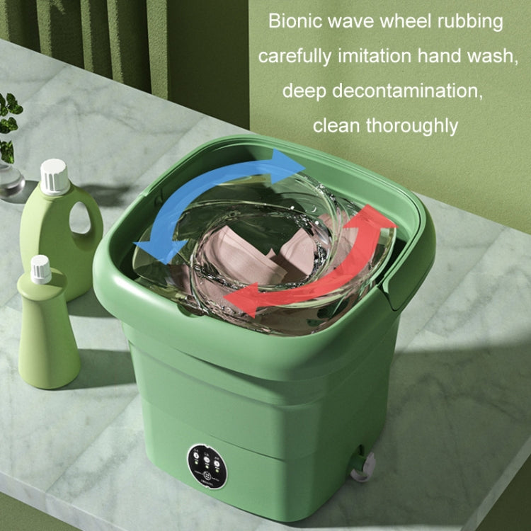 4.5L Mini Portable Folding Household Washing Machine Underwear Washer, Color: Fruit Green(UK Plug) - Washing Machines & Accessories by buy2fix | Online Shopping UK | buy2fix