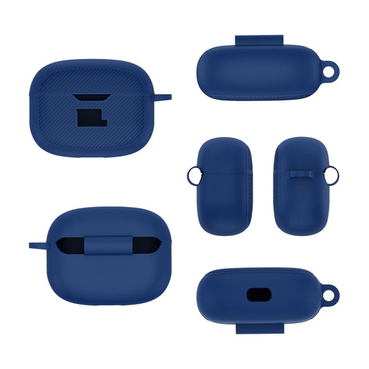For JBL Vibe Beam Headphone Silicone Waterproof Dustproof Protective Case(Blue) - JBL Earphone Case by buy2fix | Online Shopping UK | buy2fix