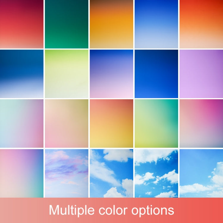 78x104cm Gradient Background Paper Photography Portrait Photo Props(Rainbow After Rain) - Gradient Color by buy2fix | Online Shopping UK | buy2fix