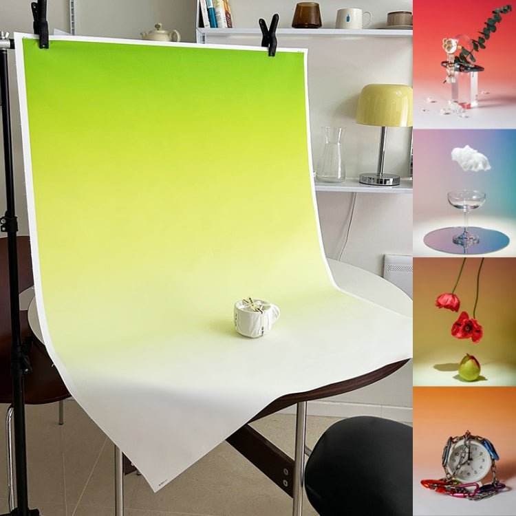 78x104cm Gradient Background Paper Photography Portrait Photo Props(Rainbow After Rain) - Gradient Color by buy2fix | Online Shopping UK | buy2fix