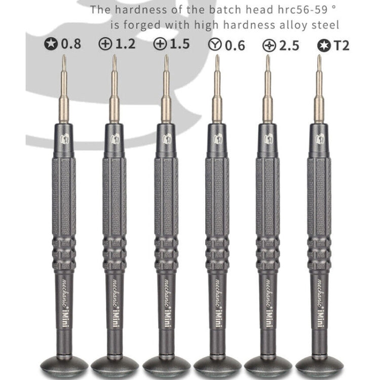 MECHANIC iMini Series Mobile Phone Repair Glasses Screw Batch Clock Tool, Series: Five Star 0.8 - Screwdriver by MECHANIC | Online Shopping UK | buy2fix