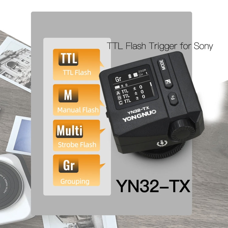 For Sony YONGNUO High-speed Synchronous Wireless TTL Flash Trigger Mirrorless Camera Flash Trigger(YN32-TX) - Wireless Flash Trigger by YONGNUO | Online Shopping UK | buy2fix